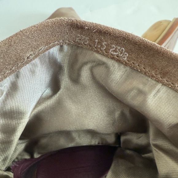 Tan and Brown Lace Up Boots with Sturdy Sole - Picture 9 of 15